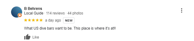 5-Star review of Buddy’s Bar & Grill Bangkok Silom March 2024