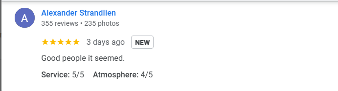 Another 5-Star review of Buddy’s Bar & Grill Soi 20 Bangkok September 2025