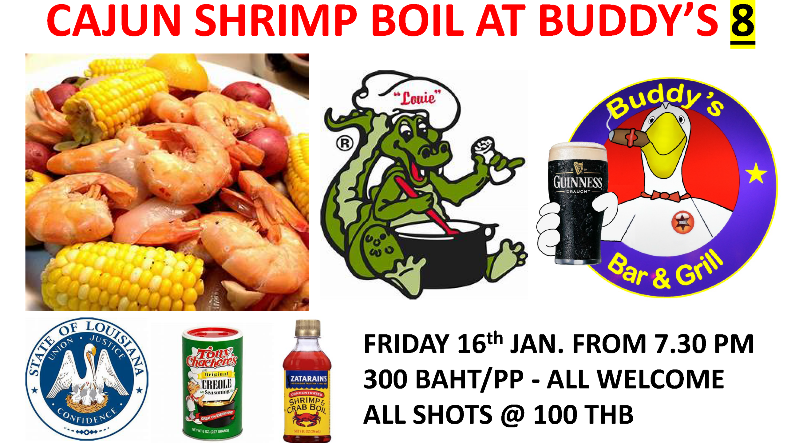 Cajan Shrimp Boil Soi 8