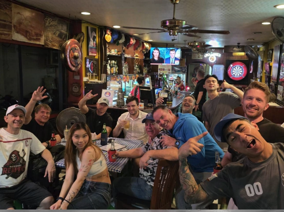 Ratchada Reapers celebrating another win (Buddy's Soi 22)