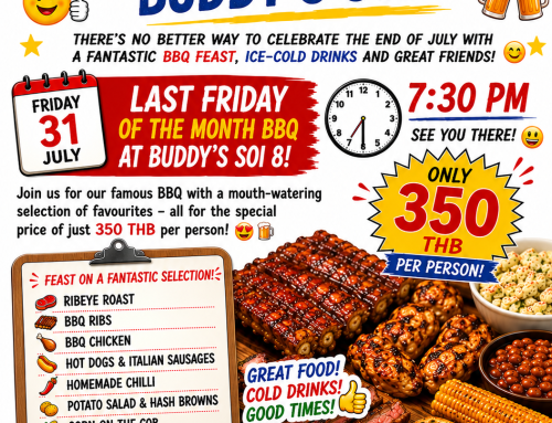 July End-of-Month BBQ – Buddy’s Soi 8