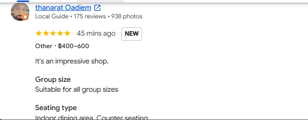 Another 5-star review from a customer at Buddy's Bar & Grill Bangkok Soi 8, July 2026