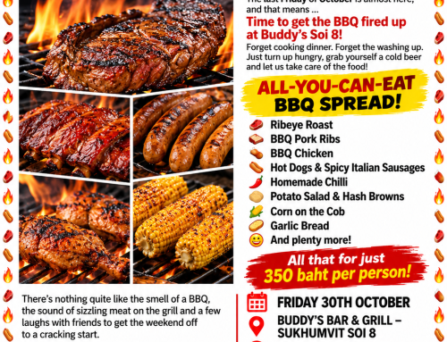 October End-of-Month BBQ – Buddy’s Soi 8